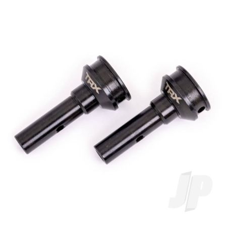 Traxxas Stub Axles, Hardened Steel (2) (For Steel Constant-Velocity Driveshafts) (Fits Sledge) (TRX9553X)