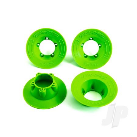 Traxxas Wheel Covers, Green (4) (Fits #9572 Wheels) (TRX9569G)