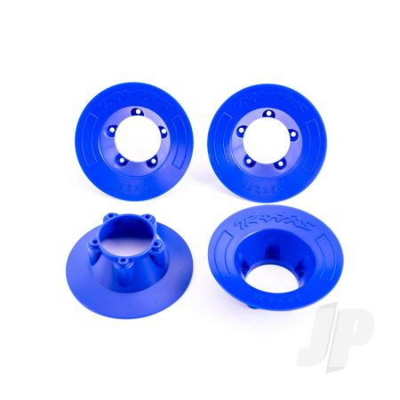 Traxxas Wheel Covers, Blue (4) (Fits #9572 Wheels) (TRX9569X)