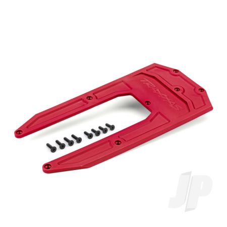 Traxxas Skidplate, Chassis, Red (Fits Sledge) (TRX9623R)