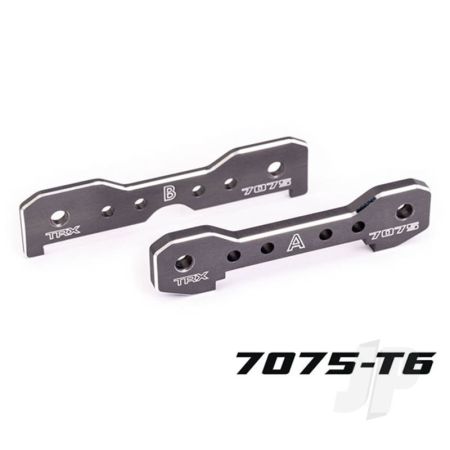 Traxxas Tie Bars, Front, 7075-T6 Aluminium (Dark Titanium-Anodised) (Fits Sledge) (TRX9629A)