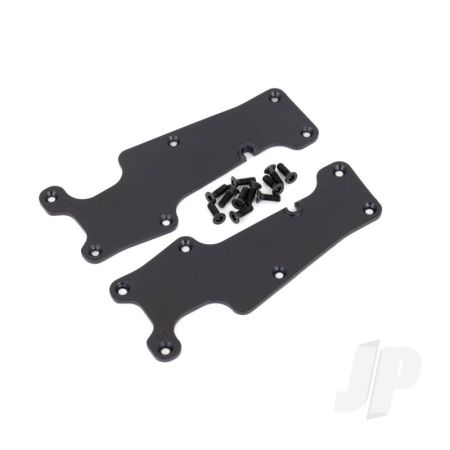 Traxxas Suspension Arm Covers, Black, Front (Left And Right) / 2.5X8 Ccs (12) (TRX9633)