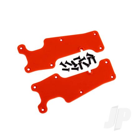 Traxxas Suspension Arm Covers, Red, Front (Left And Right) / 2.5X8 Ccs (12) (TRX9633R)