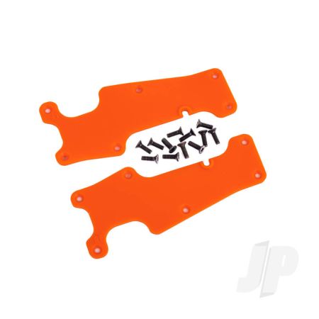 Traxxas Suspension Arm Covers, Orange, Front (Left And Right) / 2.5X8 Ccs (12) (TRX9633T)