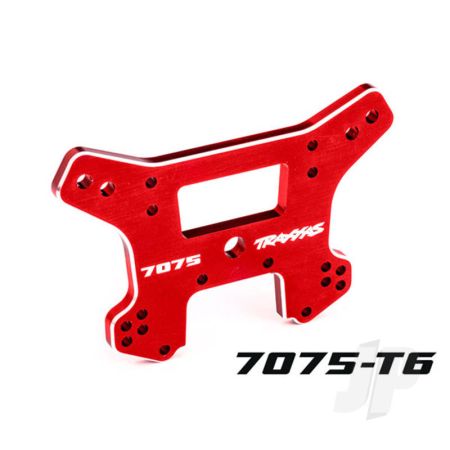 Traxxas Shock Tower, Front, 7075-T6 Aluminium (Red-Anodised) (Fits Sledge) (TRX9639R)