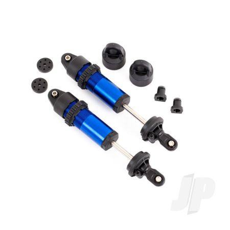 Traxxas Shocks, Gt-Maxx, Aluminium (Blue-Anodised) (Fully Assembled W / O Springs) (2) (TRX9660)