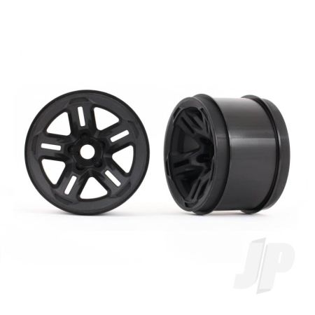 Traxxas Wheels, 3.8In (Black) (2) (17Mm Splined) (TRX9671)