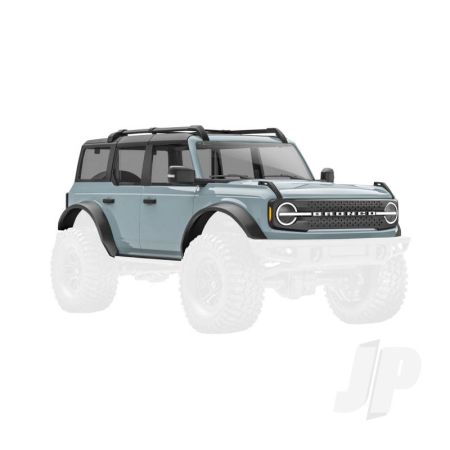 Traxxas Body, Ford Bronco, Complete, Cactus Gray (Includes Grille, Side Mirrors, Door Handles, Fender Flares, Windshield Wipers, Spare Tire Mount, & Clipless Mounting) (TRX9711-GRAY)
