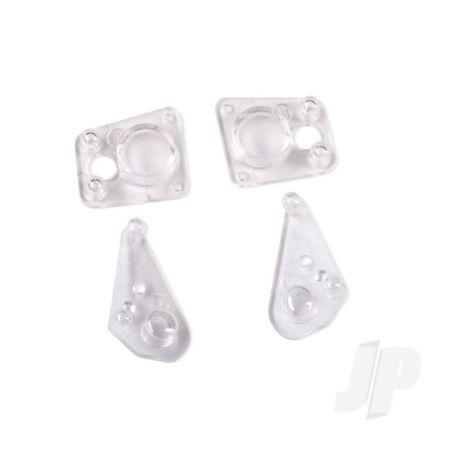 Traxxas Lenses, Headlight (2), Tail Light (2) (Fits #9710 Body) (TRX9719) Traxxas Lenses, Headlight (2), Tail Light (2) (Fits #9710 Body) (TRX9719)