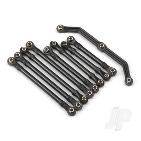 Traxxas Suspension Link Set, Complete (Front & Rear) (Includes Steering Link (1), Front Lower Links (2), Front Upper Links (2), Rear Lower Links (4)) (Assembled With Rod Ends And Hollow Balls) (TRX9742R)