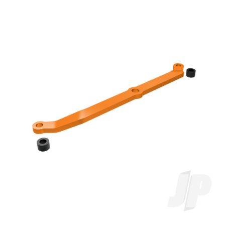 Traxxas Steering Link, 6061-T6 Aluminium (Orange-Anodised)/ Servo Horn, Metal/ Spacers (2)/ 3X6Mm Ccs (With Threadlock) (1)/ 2.5X7Mm Ss (With Threadlock) (1) (TRX9748-ORNG)