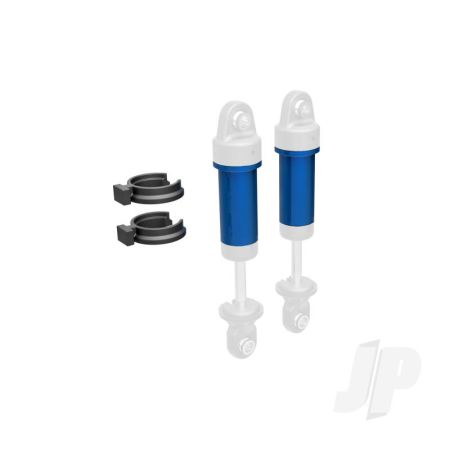 Traxxas Body, Gtm Shock, 6061-T6 Aluminium (Blue-Anodised) (Includes Spring Pre-Load Spacers) (2) (TRX9763-BLUE)