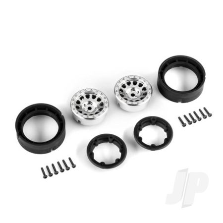 Traxxas Wheels, Method 105 1.0In, (Satin Chrome) (2) (TRX9781-SATIN)