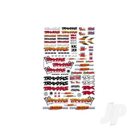 Traxxas Official Team Traxxas Racing Decal Set (Flag Logo / 6-Colour) (TRX9950)