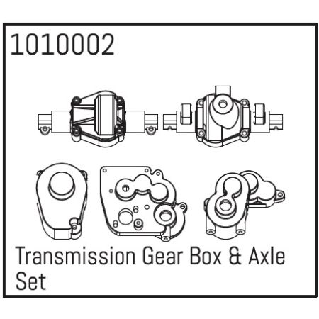 Absima Transmission Gear Box & Axle Set Absima Transmission Gear Box & Axle Set