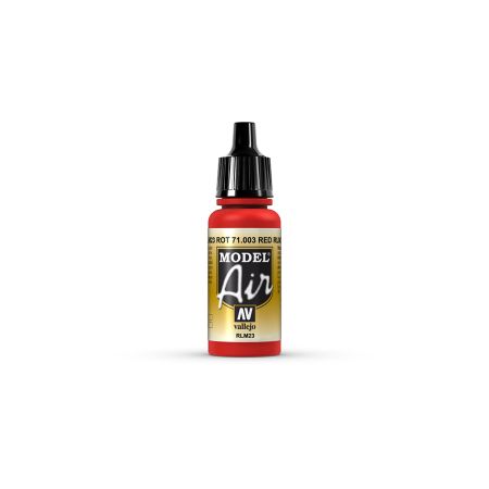 AV Vallejo Model Air 17ml - Red (RLM23)