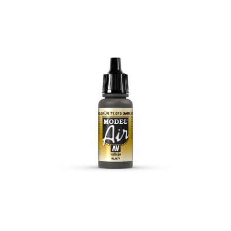 AV Vallejo Model Air 17ml - Dark Green (RLM71)