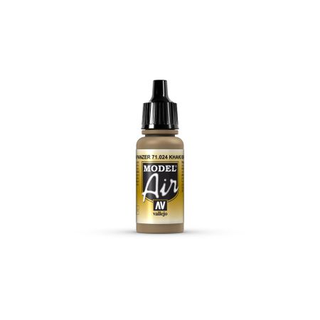 AV Vallejo Model Air 17ml - Khaki Brown