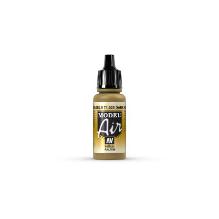 AV Vallejo Model Air 17ml - Dark Yellow