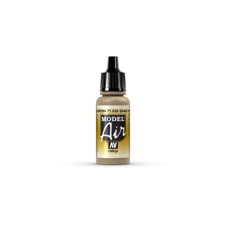 AV Vallejo Model Air 17ml - Sand Yellow