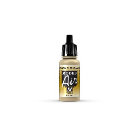 AV Vallejo Model Air 17ml - Sand (Ivory)