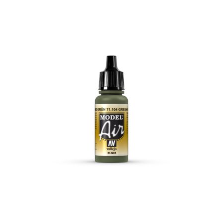 AV Vallejo Model Air 17ml - Green (RLM 62)