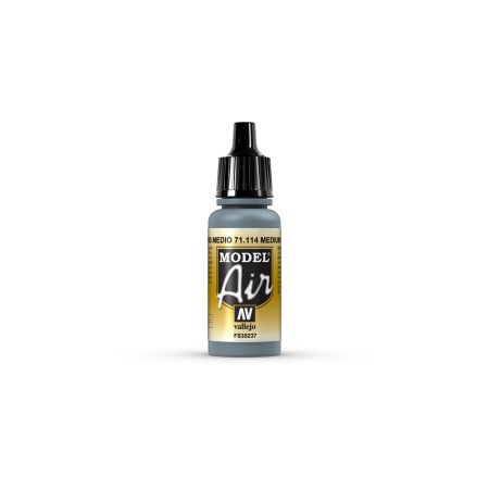 AV Vallejo Model Air 17ml - Medium Grey