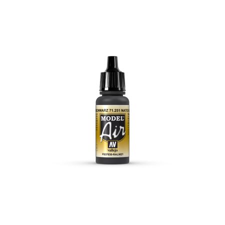 AV Vallejo Model Air 17ml  - NATO Black