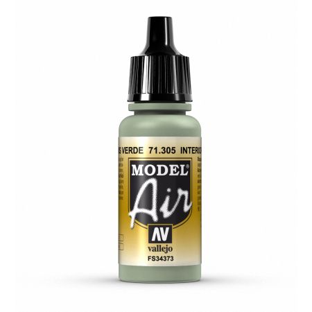 AV Vallejo Model Air 17ml - Interior Grey Green