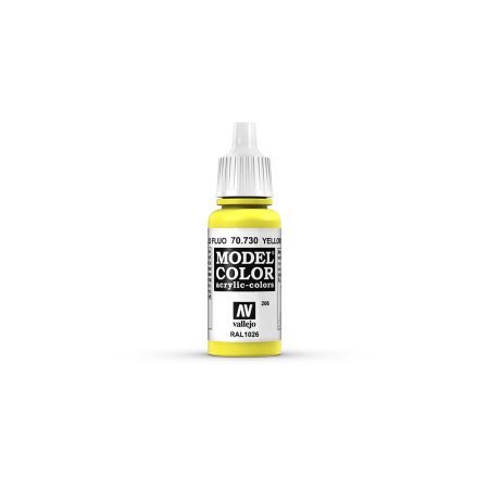 AV Vallejo Model Color 17ml - Fluorescent Yellow