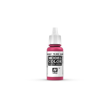 AV Vallejo Model Color 17ml - Sunset Red