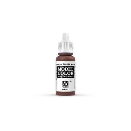 AV Vallejo Model Color 17ml - Burnt Cadmium Red