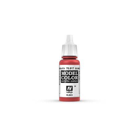 AV Vallejo Model Color 17ml - Scarlet