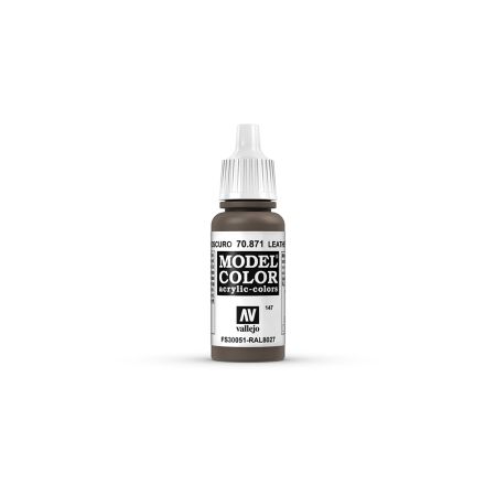 AV Vallejo Model Color 17ml - Leather Brown