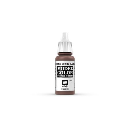 AV Vallejo Model Color 17ml - Saddle Brown