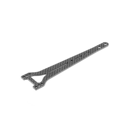 Xray X4F Graphite Upper Deck - Split Rear - 2.0mm (XR301076)