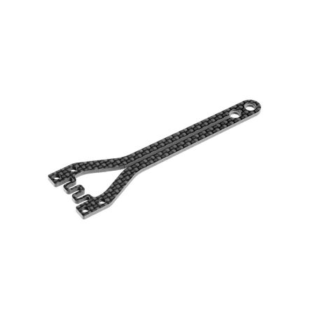 Xray X4A'23 Graphite Upper Deck - Split Front - 2.0mm (XR301079)
