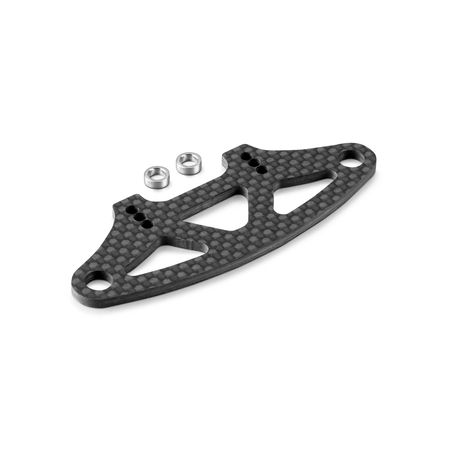 Xray Graphite Bumper Upper Holder For Adjustable Body Mounts 2.5mm (XR301210)