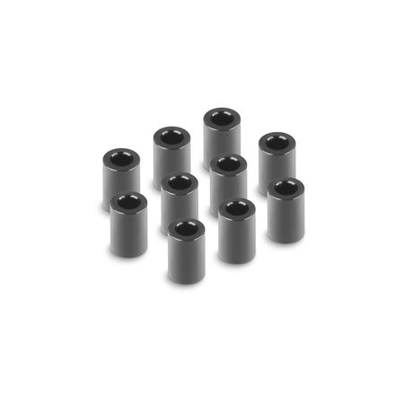 Xray Alu Bushing 3X6X9.0mm - Black (10) (XR303130-K)