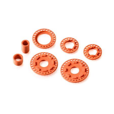 Xray Composite Belt Pulley Cover Set - Graphite (XR345800-O)