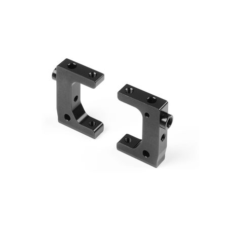 Xray Alu Radio Plate Mount - Black - Swiss 7075 T6 (2) (XR346234)