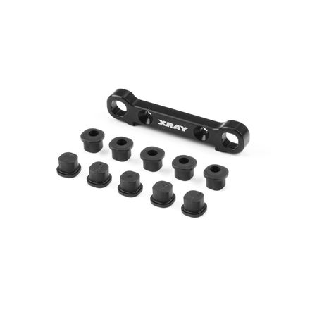 Xray XB8 Alu Rear Lower Susp. Holder For Semi-Split Bulkhead - Rear (XR353334)