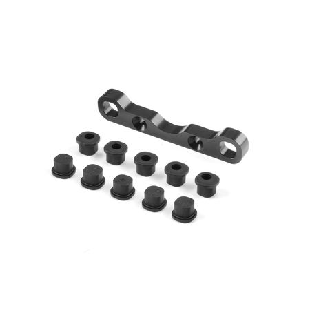 Xray XT8 Alu Rear Lower Susp. Holder For Semi-Split Bulkhead - Front (XR353335)
