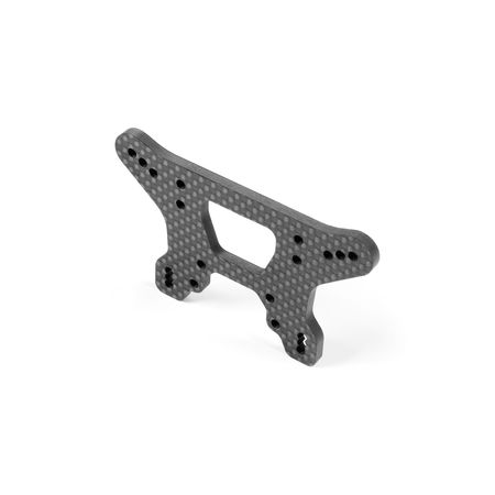 Xray XT4 Graphite Shock Tower For Hs Bulkhead - Lower - Front (XR362090)