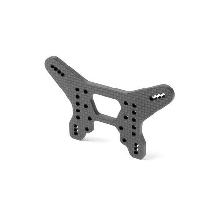 Xray Graphite Shock Tower For Hs Bulkhead - Rear - 3.5mm - Lower (XR363087)