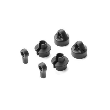 Xray Composite Shock Parts For 2 Shocks - Big Bore (XR368013)