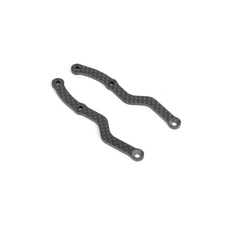 Xray X1'21 Side Brace - Graphite 2.5mm - Right & Left (XR376324)