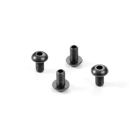 Xray Hex Screw Sh M4X7 With Hex From Bottom  (4) (XR902407)