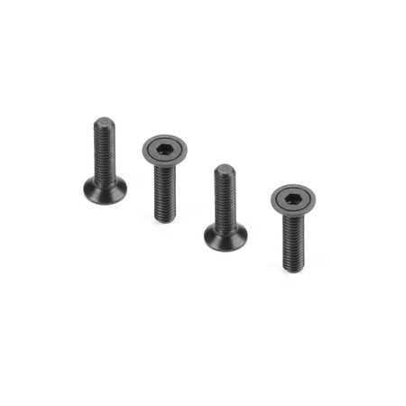 Xray Hex Screw 110Â° Sfh M3X12 - CNC Machined - Hudy Spring Steelâ„¢ (4) (XR913312)