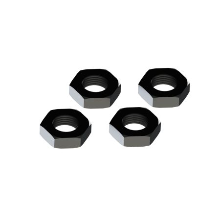 Arrma Wheel Nut Aluminum 17mm Black (4)